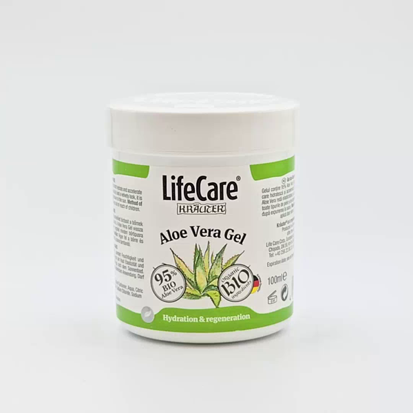 Gel de Aloe Vera BIO - Hidratare i Regenerare Natural  LIFE CARE
